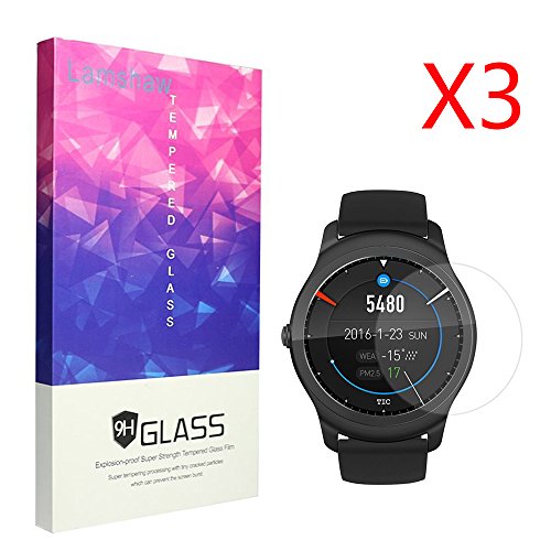 Ticwatch 2 screen protector, lamshaw 9h tempered glass …