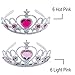 Funny Party Hats Princess Party Supplies - Party Favors - 72 Pc Set - Tiaras, Princess Fans, Treat Boxes & Princess Rings