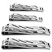HQY Heavy-duty and Stainless Steel Nail Clipper Set - Fingernail and Toenail Clipper Set