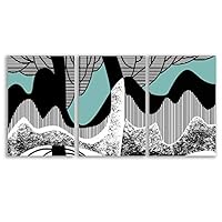 3 Piece Canvas Wall Art - Abstract Art - Canvas Prints Home Artwork Decoration for Living Room,Bedroom - 16