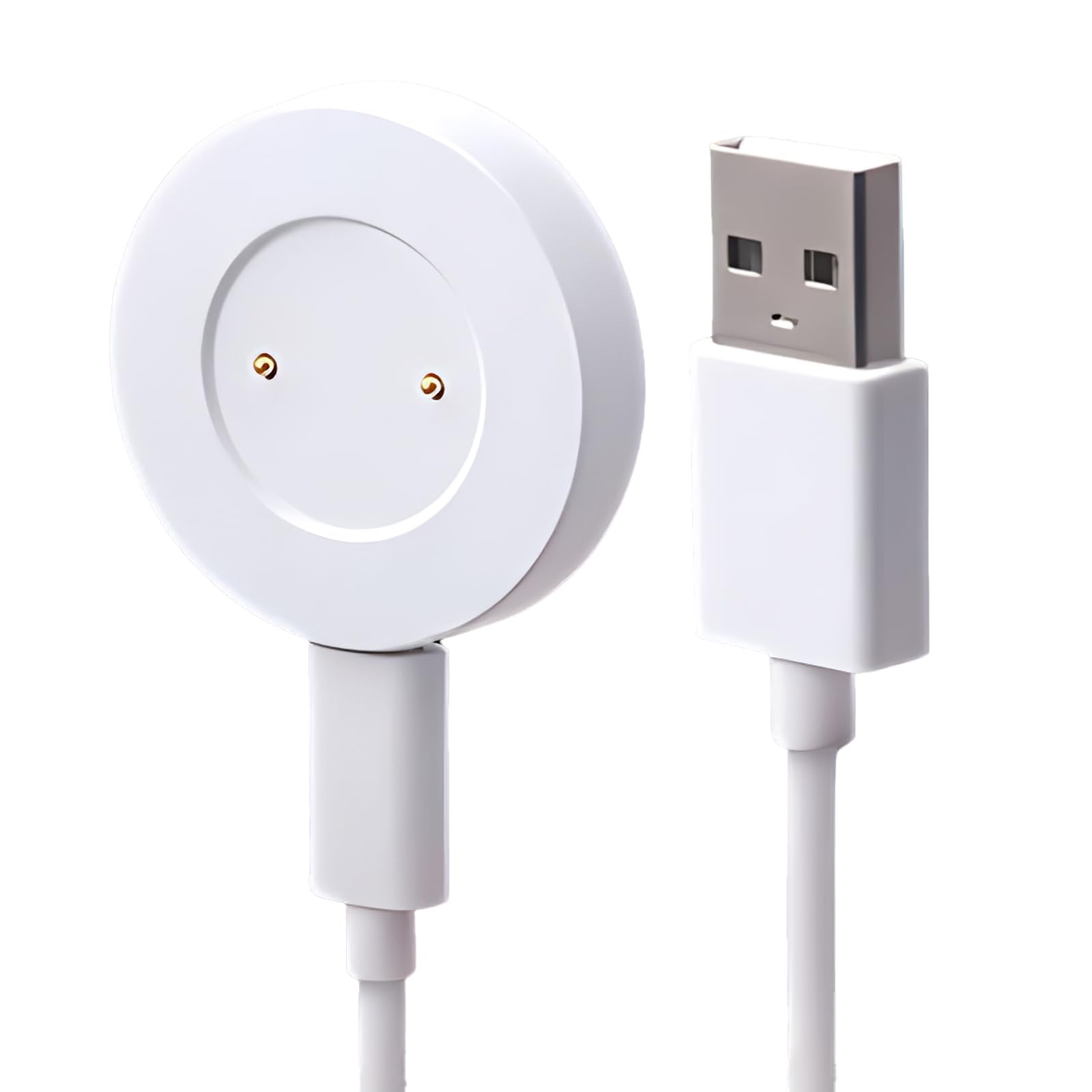 Charger Compatible with Huawei Watch GT/GT2/GT 2e/Honor Watch Magic/Magic 2/Dream/GS Pro - Magnetic Charge Docks USB Charging Cable 1M - Smartwatch Accessories(White)