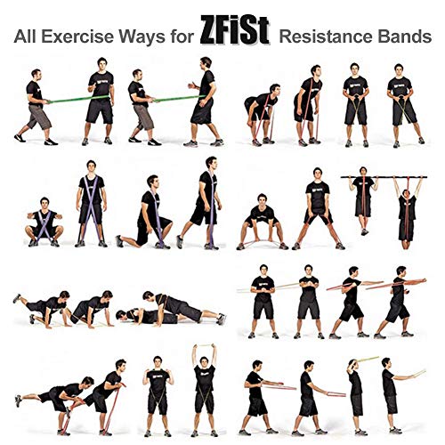 ZFiSt Booty Band, Fabric Resistance Bands for Leg Butt,Thigh Workout Bands for Women, Hip Glute Bands Fitness Exercise Bands for Squat Pilate Yoga, 3 Resistance Bands Long 1 Pull Up Bands