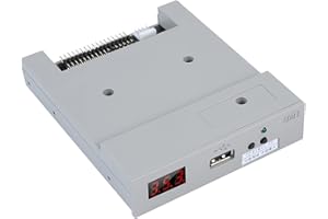 fosa Floppy & Tape Drives SFR1M44-FU USB Floppy Drive Emulator for Embroidery Machine Plug and Play Floppy to USB Converter with 3.5In 1.44MB 34-Pin Floppy Disk Driver Interface