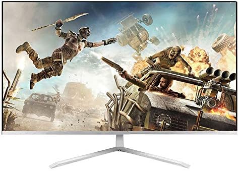 HD LCD Widescreen Monitor Office Computer Monitor E-sports Game Monitor 32" Borderless Eye Care Computer Monitor - Silver