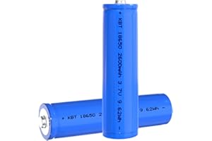 KBT KEEP BETTER TECH KBT 2-Pack 3.7V 18700 2600mAh Battery, Button Top, Built-in Protection Board Replacement for Streamlight 22104 SL-B26 USB Rechargeable Lithium Ion Battery