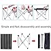 MAORUI Portable Camping Table,Aluminum Folding Table Ultralight Camp Table Prefect for Outdoor, Picnic, BBQ, Festival, Beach, Home Use(Back)thumb 4