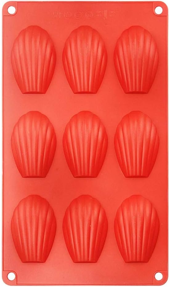 Betwin360 Tv Patisserie Bricolage Pudding Gelee Mousse Lot De 1 Moules A Madeleines En Silicone A 9 Trous Pour Gateau Sans Bpa Cuisine Et Maison Moules A Forme Specifique