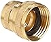 Anderson Metals-57401-1208 Brass Garden Hose Fitting, Swivel, 3/4