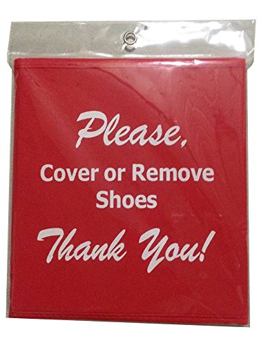Disposable Shoe Cover Box for Realtors "Red Bootie Box"