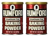 Rumford Baking Powder, 8.1 oz (Pack of 2)