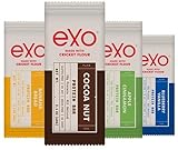 Exo - Cricket Flour Protein Bars, Paleo Variety Pack (12 Bars)