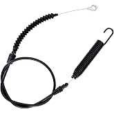 Funhoon 946-05124A Blade Engagement Cable fits Troy-Bilt Pony 42, Horse Xp Hydro, Bronco with 42 inch Deck Riding Mower for MTD Yard-Man Huskee Murray Lawn Mowers Replaces 946-05124 746-05124A