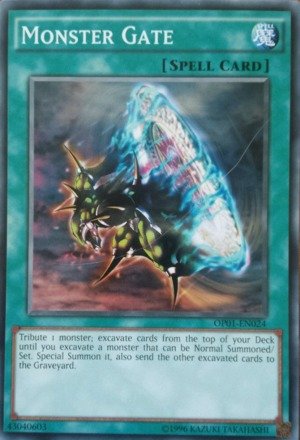Yu-Gi-Oh! - Monster Gate (OP01-EN024) - OTS Tournament Pack 1 - Unlimited Edition - Common
