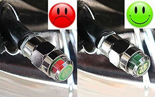 Gozens 26-80psi TPMS Tire Pressure Monitor Valve Stem Cap Tyre Sensor Indicator (30 PSI) - Thumbnail 2