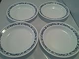 Corelle Old Town Blue Rimmed Soup Salad Bowls