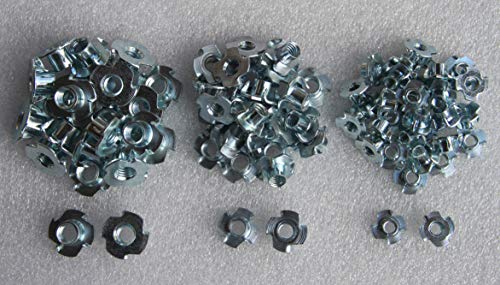 1 IEUYO+Pronged+Plated+Steel+T+Nut