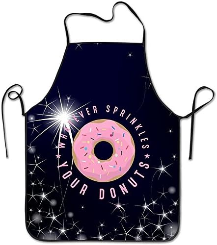 starclevel Whatever Sprinkles Your Donuts Kitchen Apron For Women Personalised Apron Dress Men Cooking Apron Pinafore