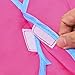 NEWCOMDIGI Children's Art Smock Long Sleeve Painting Apron Waterproof Painting Apron with 3 Roomy Pockets for Age 2-6(Pink and Blue)