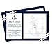 Paper Clever Party Nautical Baby Shower Bingo Game - Blank Cards for Guests to Fill in Gift Guesses - Ahoy Anchor Theme - Navy Blue 4x6, 25 Pack
