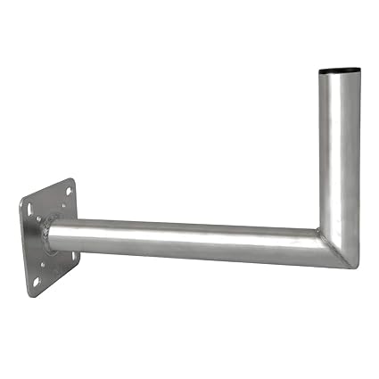 PremiumX 45cm Wandhalter ALU SAT Wandhalterung für Satellitenschüssel Wand Halter TÜV-Geprüft 45 cm