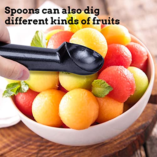 HAKACC Ice Cream Scoop, 2PCS Nonstick Anti-Freeze Ice Cream Scooper 18cm Long One Piece Aluminum Design Dishwasher Safe