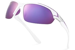 Xagger Polarized Sports Sunglasses for Men Women UV400 Wrap Around Baseball Softball Glasses