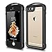 iPhone 6 Plus / 6S Plus Waterproof Case, SNOWFOX Outdoor Underwater Full Body Protective Cover Snowproof Dustproof Rugged IP68 Certified Waterproof Case for iPhone 6 Plus / 6s Plus (Black/Clear)