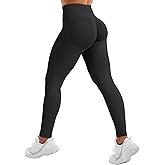 YEOREO SoftHue Workout Leggings for Women Hidden Scrunch No Front Seam Seamless Mid Waist Tummy Control 25" Impact Yoga Pants