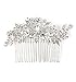 DaXi Wedding Hair Side Combs Bridal Hair Combs Bridal Shower Hair Clips for Brides and Bridesmaids