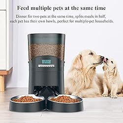 Cat Feeder, HoneyGuaridan 6.5L Automatic Pet Feeder