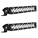 AUDEW LED Light Bar Spotlight 2PCS 50W 12Inch IP68 4 x 4 Off Road Jeep Polaris Razor, ATV, SUV, UTV, Car Truck
