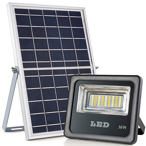 Awanber Solar Powered Flood Lights with RF Remote Control, 1000 Lumens Solar Security FloodLight Outdoor Dusk to Dawn IP66 Waterproof, Double Colors Temperature Solar Light for Sign,Lawn,Garden,Farm - Thumbnail 7