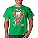 Christmas Tuxedo T Shirt Santa Claus Mens Tee S-5XL