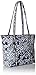 Vera Bradley Women's Cotton Small Vera Tote Bag, Snow Lotus, One Size