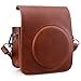 CAIUL Camera Carrying Case Compatible with Fujifilm Instax Mini 70 Camera, Brown