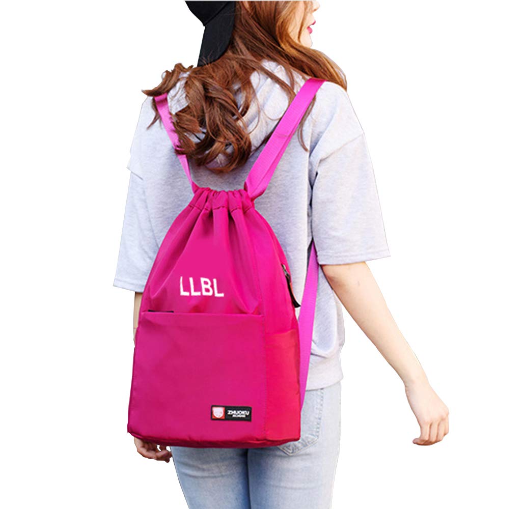 Dance Bags for Girls School Bag Drawstring Backpack for Women Yoga Sackpack Bags