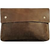 Handmade Full Grain Leather Portfolio Folder | Vintage Business Organizer with Zipper Closure, Card Slots, Document Holder & Pen Loop | Durable Professional Travel Case