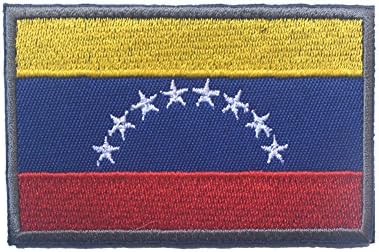 Venezuela Flag Velcro Tactical Patch Uniform Military Embroidered Applique
