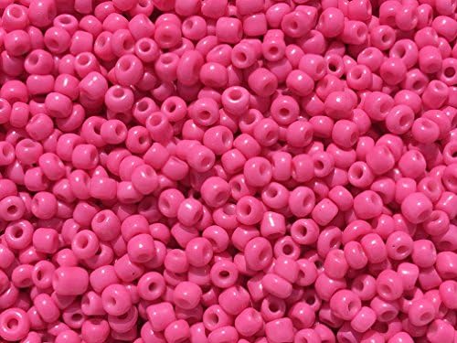 Black Beads with Hot Pink Light Pink and Metallic Silver ...
