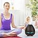 Essential Oil Diffuser , oobest 300ml Ultrasonic Cool Mist Humidifier / Wood Grain Air Humidifiers with 7 Color Changing LED Light and Waterless Auto Shut-off Yoga-Light