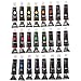 Acrylic Paint Set By Color Technik, Professional Artist Quality, Palette Included, 24 Aluminium Tubes, Best Colors For Painting Canvas, Wood, Clay, Fabric, Nail Art and Ceramic, Rich Pigments, Gift Me