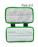 ESC Replacement Pads (2pc pack) for Shark Sonic Duo Wood & Hard Floor Microfiber Clean Screen/Glasses Cloth