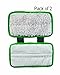 ESC Replacement Pads (2pc pack) for Shark Sonic Duo Wood & Hard Floor Microfiber Clean Screen/Glasses Cloth