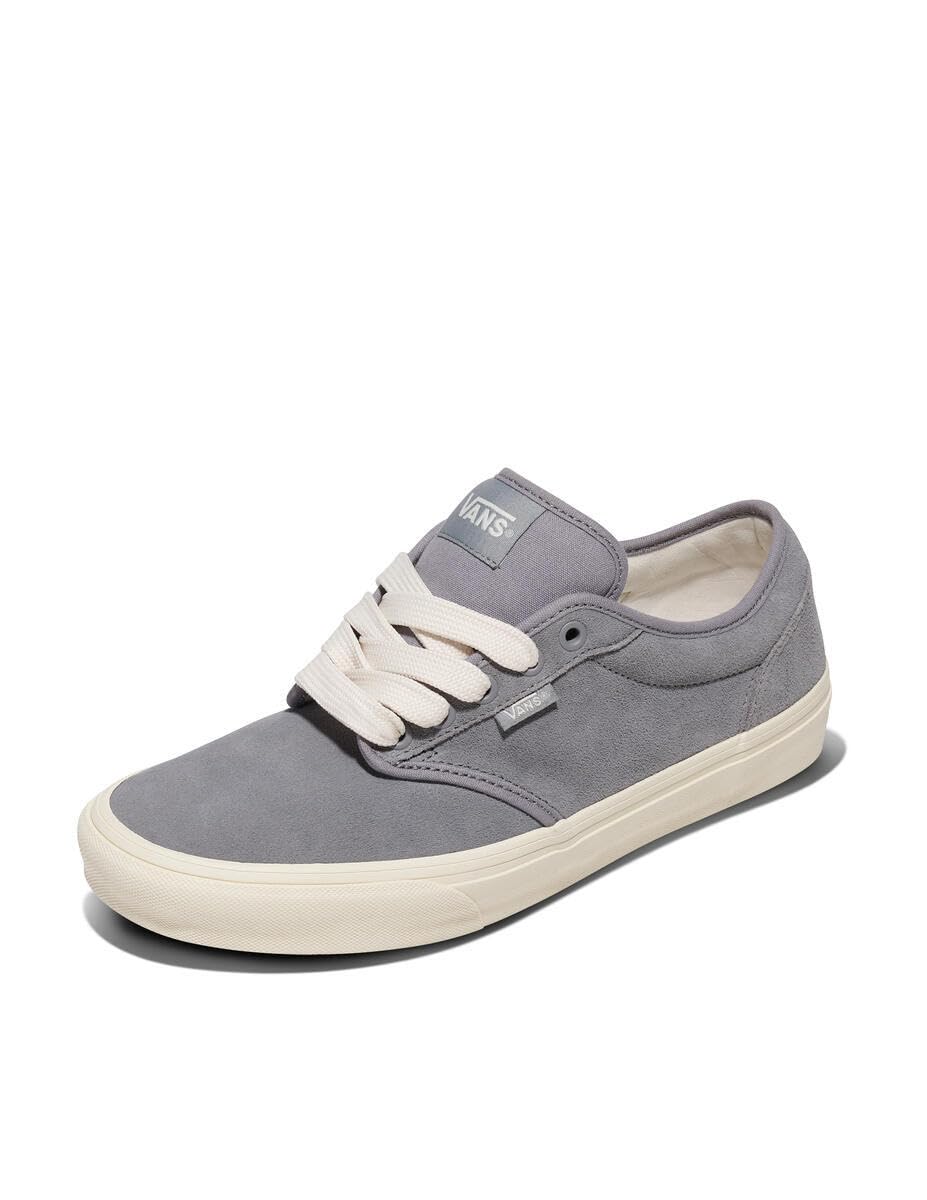 Vans Men's Atwood Shoe | Low-Top Fashion Sneakers for Work, Walking & Casual Everyday Wear, Chunky Lace Frost Gray, 10.5 Image