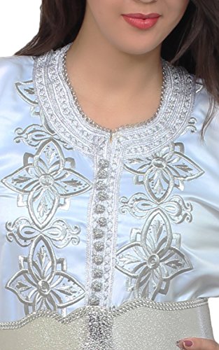 Moroccan Caftan Women Handmade Embroidery Small To Large Complimentary Belt - Image 13