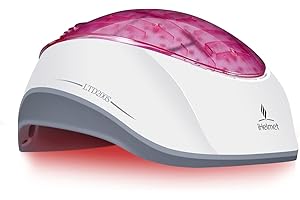 iHelmet Laser Hair Growth System LTD 200S, Hair Regrowth Helmet (FDA Cleared), Hair Loss Treatment for Men and Women, Low Level Laser Therapy, Anti-Thining and Hair Restore Device, Pink