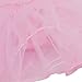 FEESHOW Girls' Gymnastic Camisole Leotard Ballet Dance Dress Tutu Skirt Ballerina Dancing Costumes Pink 3-4