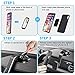 STOON Car Phone Mount, 360° Rotation Magnetic Dashboard Cell Phone Holder for Car, Universal Car Phone Holder with Sticky Suction Cup & Adjustable Arm & 6 Strong Magnets, Fit for All Smartphones