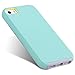 BENTOBEN iPhone 5 Case,iPhone 5s Case, iPhone SE Case, Dual Layer Anti-Scratch Rugged Durable Impact Resistant Plating Chrome Button Anti-Slip Skidproof Case for iPhone SE/5S/5, Mint Green
