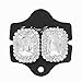 Zebratown 1Paris Crystal Shoe Clips Rhinestone Square Shoe Clutches Crystal Bridal Shoes Athena